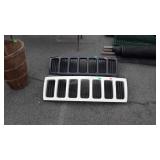 Two automobile grills