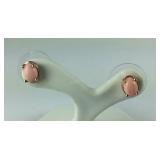 Sterling silver Oregon sunrise peach opal