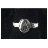 Sterling silver size 7 cross ring