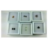 Six assorted gemstones