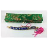 Mini Asian design sword with sheath