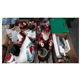 Skid lot, holiday decor, gifts bags, advent