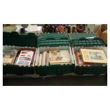 Six totes of books. Buyer must take all