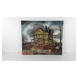 LED Mansion canvas print, 24 x 20, seller code KM