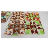 Fabric squares in various sizes