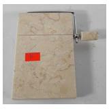 Kitchenwares, small marble cheese slicer, 5" x 8"