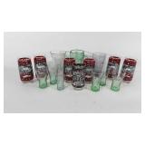 Group of Coca-Cola glasses