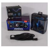 Gaming accessories lot, speakers, headset, ect.