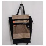 Portable shopping bag, used.