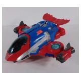 Spider-Man plane with Spider-Man figure.