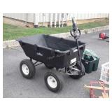 Groundwork Pro Series dump cart with reversible