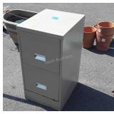 2 Drawer metal file Cabinet used Shop use, seller