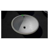 Ceramic Vanity Sink under sink Mount type, 19"