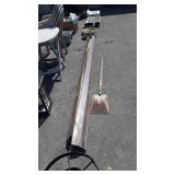 6pcs, 10ft long Brown aluminum rain gutter, one