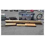 Pine Pressure treated Lumber. Three 2x10x8ft, one