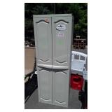 Poly Storage Cabinet 26x18x70" tall