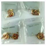 Four redskins earrings