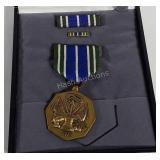 Military Achievement medal, ribbon and pin, in