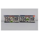 Two Texas license plates