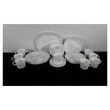 Corelle dinnerware, service for six plus,
