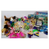 Toy lot, New & used, toys, plush animals, games,