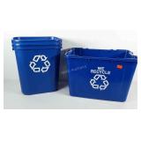 Rubbermaid recycling bins, seller code 38