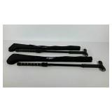 Zap self defense canes with flashlight, two canes