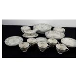 Royal Doulton Provencal china, patterns faded on