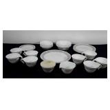 Corelle dishes, some chips