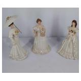 Three Lenox porcelain figurines