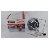 Mr Heater cooker, storage box and owners manual