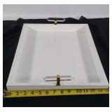 Decorative trays, 1 tray has a lose handle.