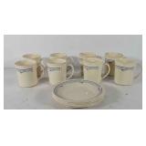 Corelle corningware, includes seven plates and