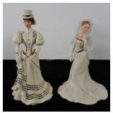 Two Lenox figurines, includes One Perfect Day and