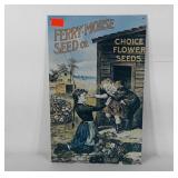 Ferry Morse Seed Company metal advertising sign,