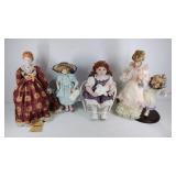 Group of collector dolls