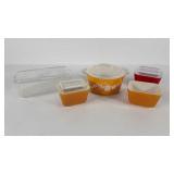 Pyrex Butterfly Gold 1 quart casserole with lid,