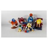 M&M collectible candy dispensers
