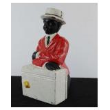 Black Americana cast iron bank