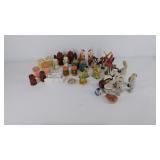 Group of salt and pepper shakers, and individual