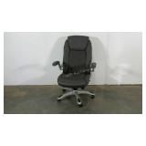 Office chair, vinyl and upholstery, needs cleaned