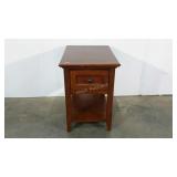 End table, single drawer