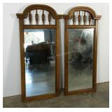 Two mirror panels, can be mounted on wall, 22 x