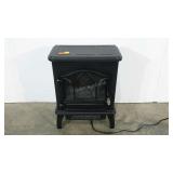 Electric fireplace, works, 10 x 18 x 23