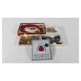 Silver St Louis charm and costume jewelry,