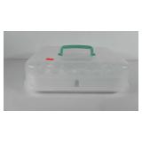 Appetizer carrier, includes deviled egg tray and