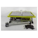 Ryobi 7" wet tile saw, powers on, with box