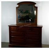 Dresser with mirror, seller code LU