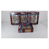 Four Kwikset Maximum Security door handle sets