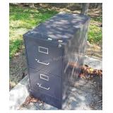 Metal 2 Drawer File Cabinet, letter size